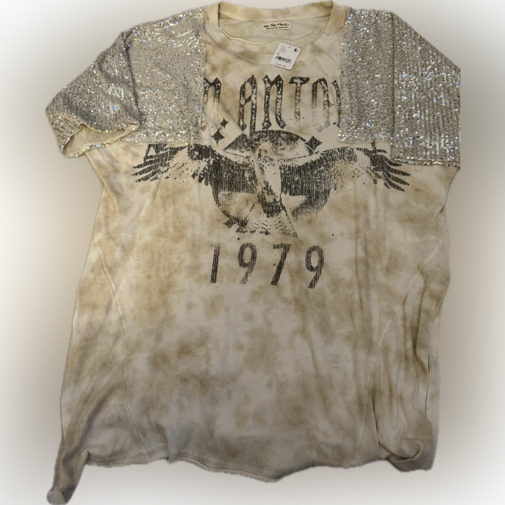 Free people oversized t-shirt.
